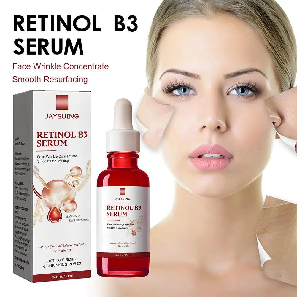 B3 Retinol Serum For Face With Hyaluronic Acid Minimize Wrinkles, Fine Lines Face Serum Instant Firming Lifting Liquid Skin Care