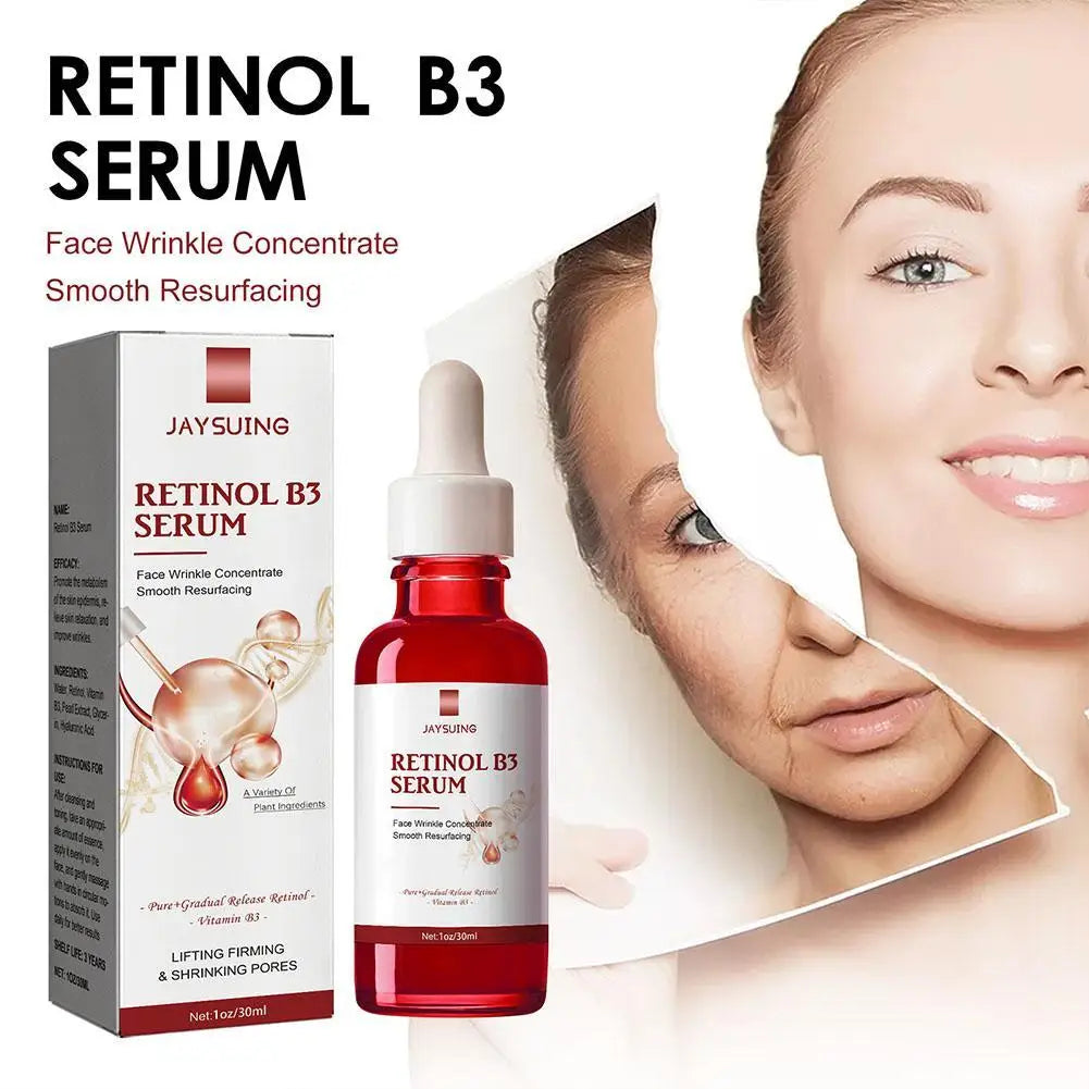 B3 Retinol Serum For Face With Hyaluronic Acid Minimize Wrinkles, Fine Lines Face Serum Instant Firming Lifting Liquid Skin Care