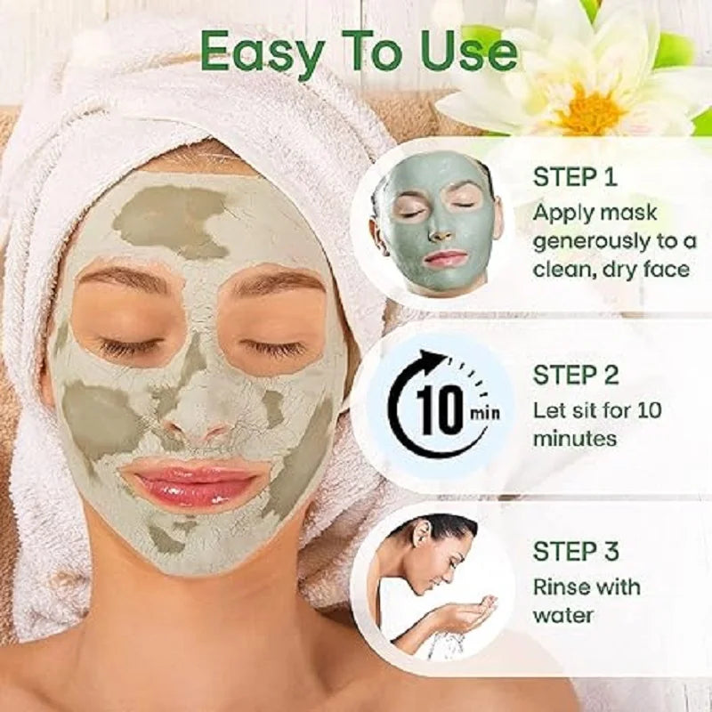 Green Tea Solid Cleansing Mask Shrink Pores Dispel Acne Blemish Mark Remove Blackhead Acne Smearing Mud Film Hydrating Mask