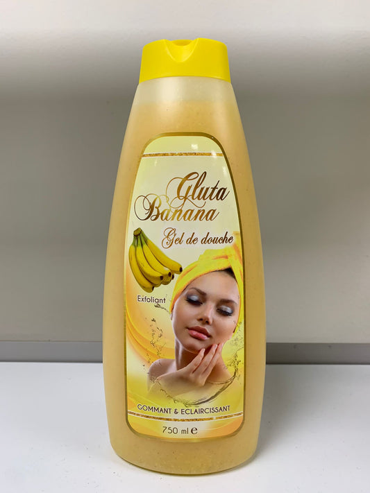 GEL DOUCHE GOMMANT & ECLAIRCISSANT GLUTA BANANA